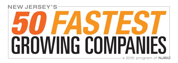 New Jersey's 50 Fastest Growing Companies - a 2015 program of NJBIZ