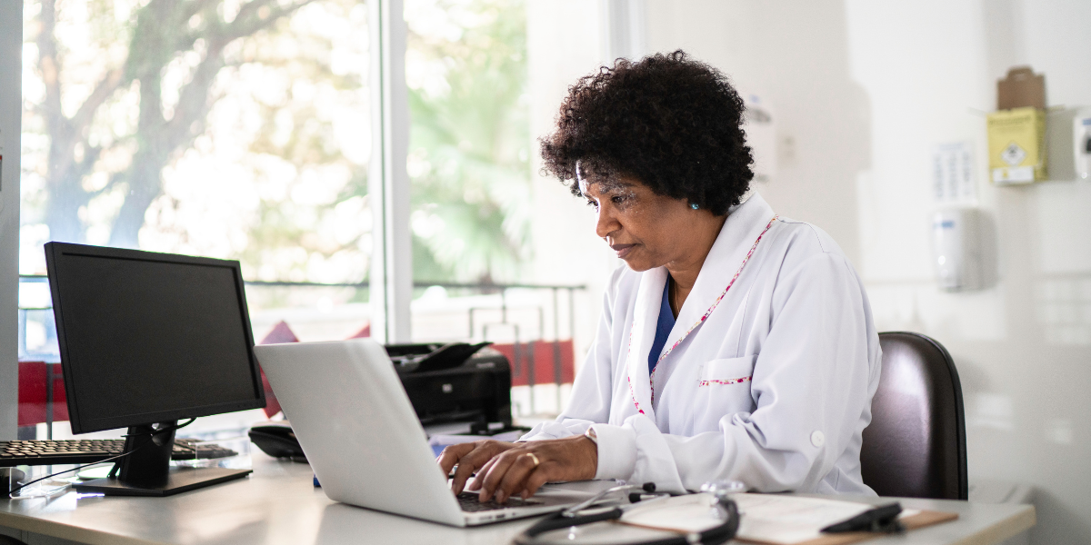 Doctor with Computer