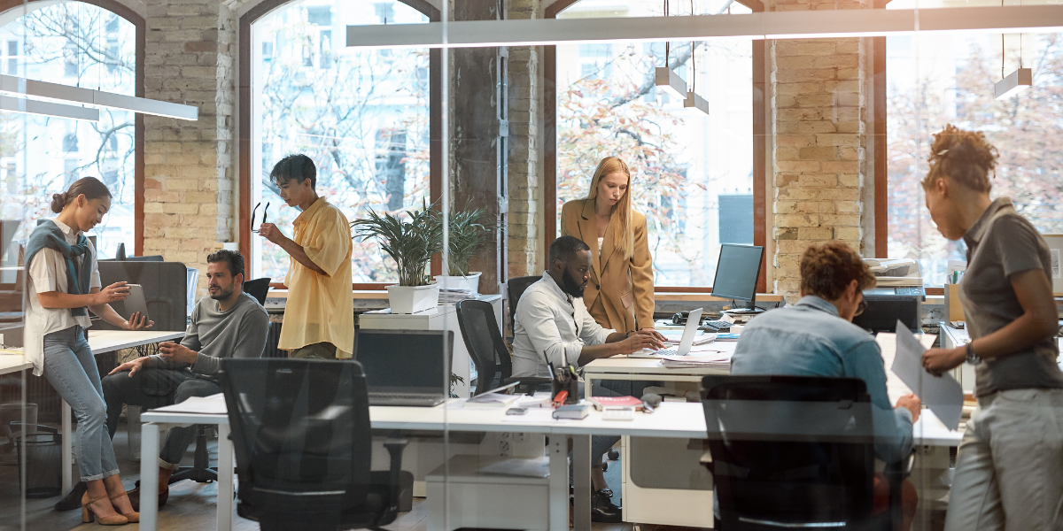 Employees in an Office