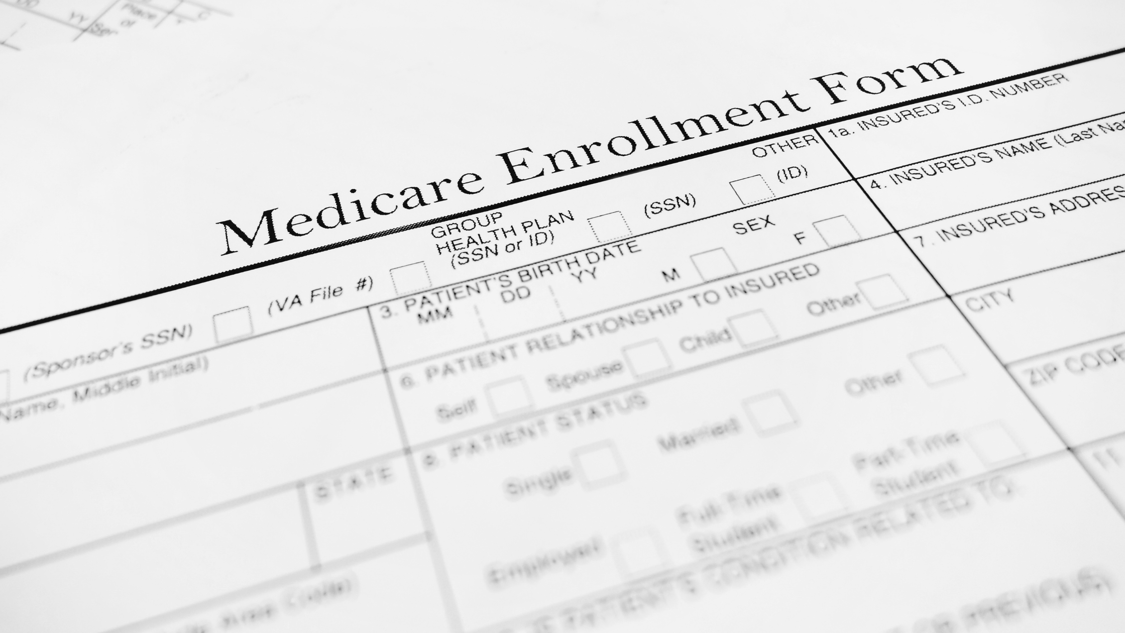 Medicare enrollment form