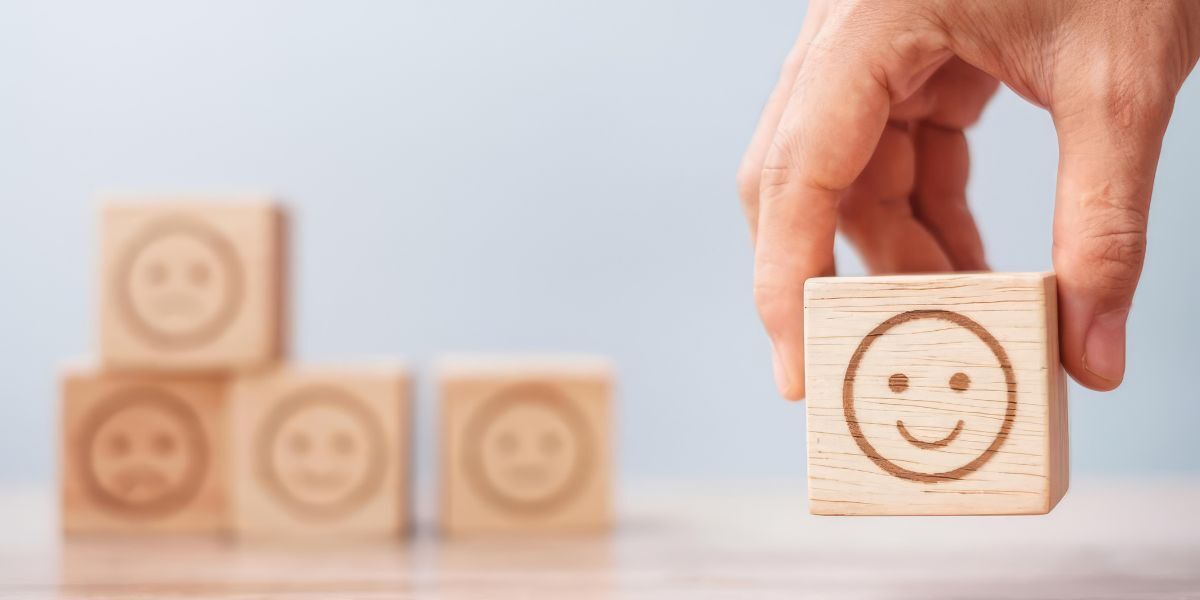 Wooden Blocks with Smiley faces
