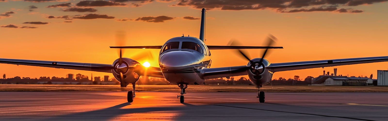 airplane on runway