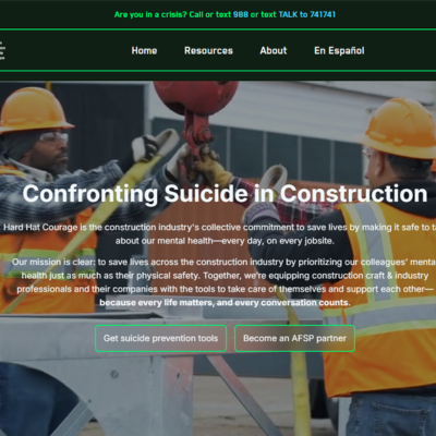 Confronting Suicide in Construction