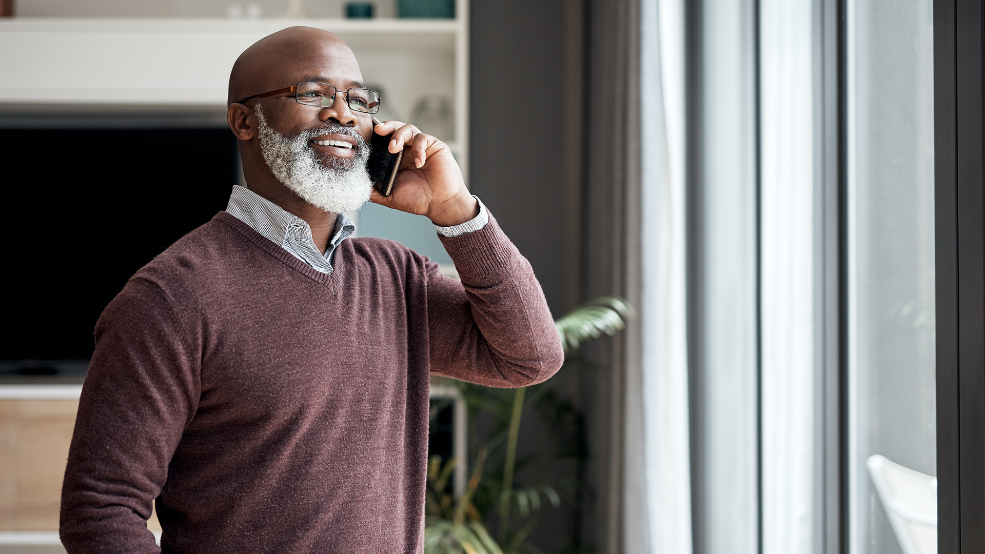 Man talking on his phone